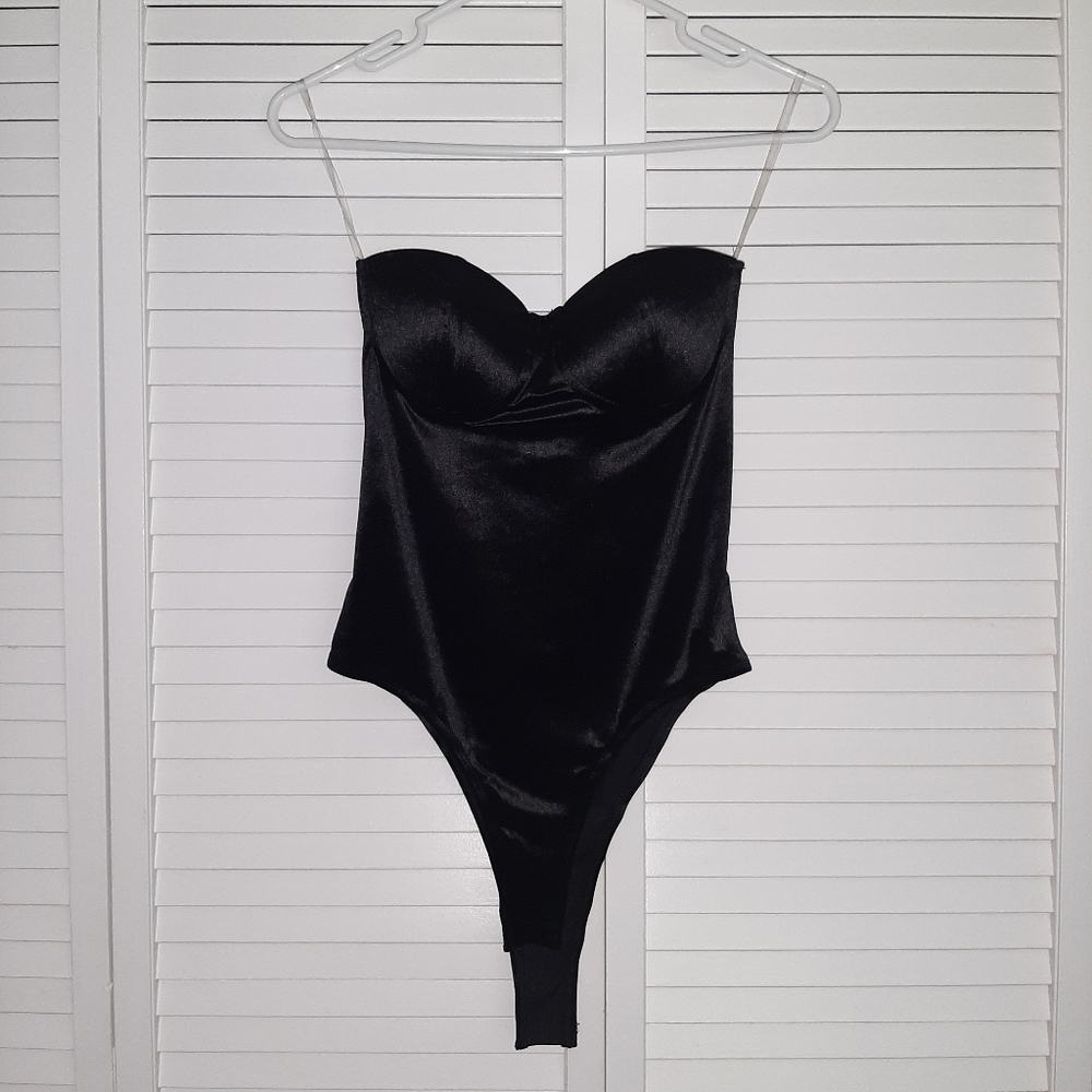 Black heart bodysuit